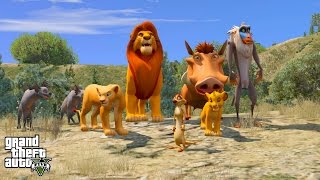 LION KING IN GTA 5 (GTA 5 Mods Funny Moments)