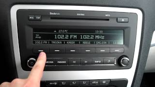 SKODA OCTAVIA II FL 1.4 TSI 90kW 122KM skoda auto radio SWING MP3 Review