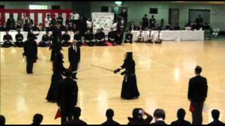 第59回全日学生剣道優勝 －準々決勝－ 大阪体育大学 vs 鹿屋体育大学