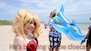 Sexy Gotham Cosplay Beach Shoot