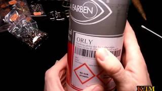 Обзор и тест краски для уреза кожи ORLY от KENDA. КДМ Булат.