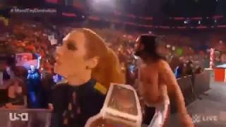 Сет Ролинс и Беки Лич против Андрэ  8 июля/Seth Rollins & Becky Lynch vs. Andrade  July 8