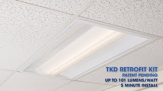 The TKD LED Troffer Conversion Kit from [P2]