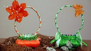 Подарок на 8 Марта Корзинка  своими руками /1 часть/ мастер класс