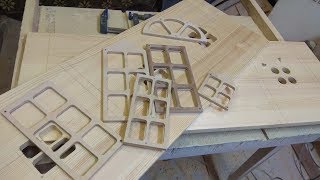 Фрезерование по шаблону ручным фрезером 2 . Шаблоны/Pattern milling 2.Templates