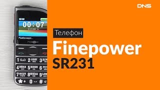 Распаковка телефона Finepower SR231 / Unboxing Finepower SR231