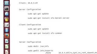 NFS installation on Ubuntu 14.04