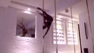 Prana's Technical Training at Milan Pole Dance Studio Montreal - Nov 2012