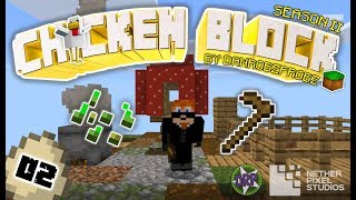Chicken Block: Seeding For The Breeding! | Ep 2 | Season II [ Minecraft Bedrock Edition ]