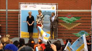 Koningin Máxima op 't Palet