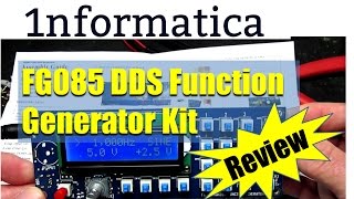 FG085 DDS Function Generator Kit From  Banggood - Electronic Project