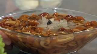 Салат из маринованных опят и картофеля
