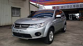 2012年 Mitsubishi Outlander 銀色 三菱中古休旅車