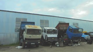 Замена масла в МАЗ-5551. Покатушки на комбайне Дон-1500Б. (99-День 2-Сезона)