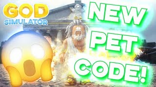 Roblox | God Simulator - NEW Pet Code!! [Limited]