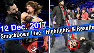 WWE Smackdown Live 12/12/2017 Highlights HD & Results - Wrestling Hindi Khabar