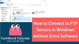 How To Connect To Any FTP Servers? Without Using Any Software!