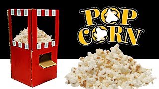 How to Make Popcorn Machine from Cardboard DIY