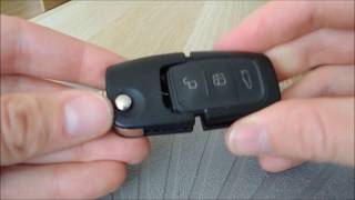 How Change Replace Key battery FOB Ford Kuga Mondeo Focus DIY (Výměna baterie v klíči)