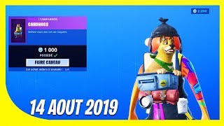 BOUTIQUE FORTNITE du 14 Aout 2019 ! Pire arnaque de l'histoire..