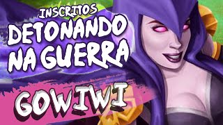 GOWIWI 100% em CV9 - Inscritos detonando na guerra | CLASH OF CLANS