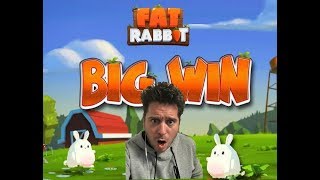 NICE BIG WIN ON FAT RABBIT SLOT!!