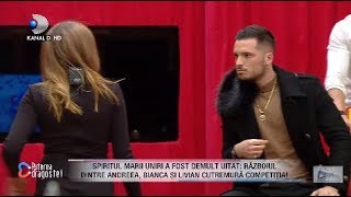 Rafuiala fara precedent intre Andreea si Livian! Andreea: "Nu ma bati tu pe mine niciodata!"