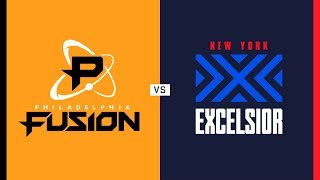 Philadelphia Fusion vs New York Excelsior - Best of Stage Two | Overwatch League