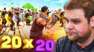 ТОЛПА НА ТОЛПУ В ФОРТНАЙТ / КОМАНДНАЯ ПОТАСОВКА FORTNITE