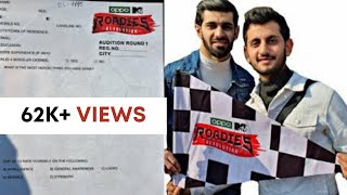 ROADIES REVOLUTION DELHI VLOG | AUDITION FORM OF ROADIES 2020 | themovingship