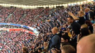 Hertha Fans Auswärts gegen FC Bayern München - 25.04.2016