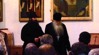 Беседа о. Иоакима Парра в Храме Свят. Филиппа на Соловках часть 1