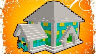 Обзор моего АЛМАЗНОГО дома в MINECRAFT !!!