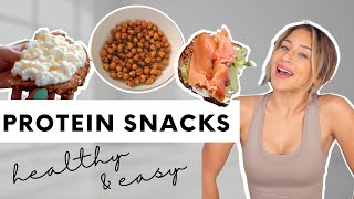 5 PROTEIN snack ideas | Easy to make & HEALTHY!