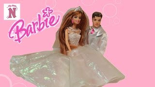 Кукла Барби Невеста в свадебном платье Жених Кен Игрушки для девочек Barbie Wedding doll