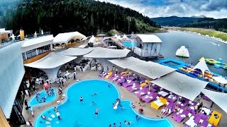 Полный обзор комплекса VODA day&night club Буковель. Озеро молодости. Лето в Карпатах.