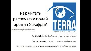 Как читать поля зрения Хамфри (Humphrey)?