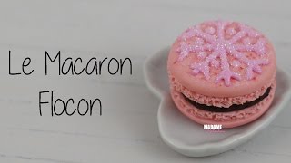 Macaron Flocon/French Macaroon (Tuto Fimo/polymer clay tutorial)