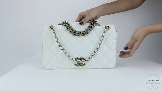 Bolsa Chanel Pondichery Branca | Etiqueta Única