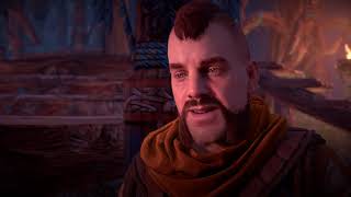 Horizon Zero Dawn - Aloy quizzes Erend, Erend flirts