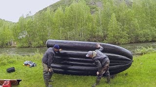 Пробили тоннельную лодку ПВХ СТРИЖ  JET 420, быстрая замена транца