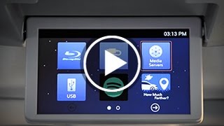 Système de divertissement arrière de Honda