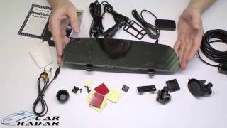 TrendVision MR 712GP. Регистратор зеркало с 2 камерами TrendVision MR 712GP
