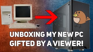 Unboxing my new PC gifted by a viewer!
