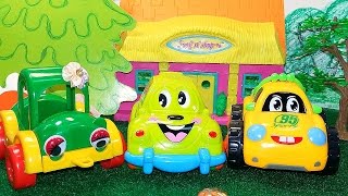 Развивающее видео про машинки. Весёлая игра: передай другому