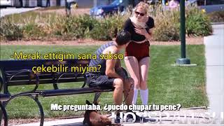 Erkeklere Sakso Çekiyor! (türkçe altyazılı) AMERİKA'DA SOSYAL DENEY