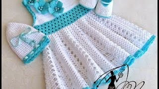 Crochet Patterns| for |vintage crochet baby dress pattern| 7