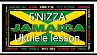 5'nizza - Ямайка, ukulele tutorial
