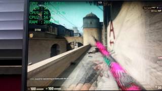 Test CS:GO on Athlon II X2 250 + 9800GT
