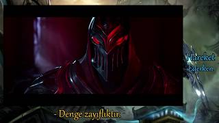 Zed'in Shen'e ve Diğer Tüm Şampiyonlara Öğütleri (Türkçe Replikleri) !